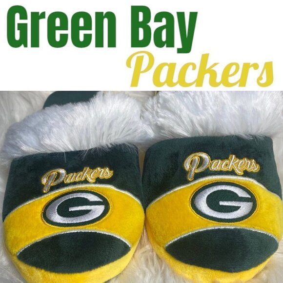 NWOT NFL Green Bay Packers House Slippers, Size L (9-10) - Picture 2 of 8